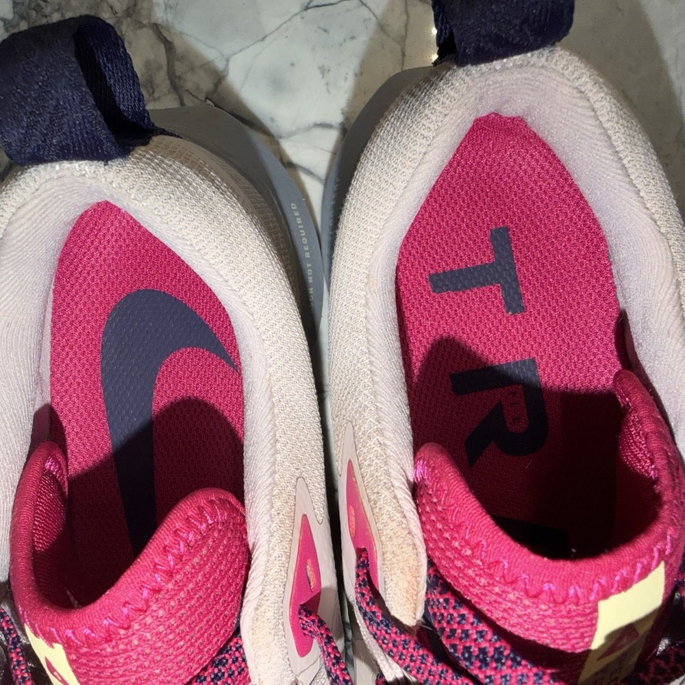 Nike React Pegasus 4 Trail Platinum Violet/Luminous Green DJ6159-002 Women's 7 - Picture 3 of 5